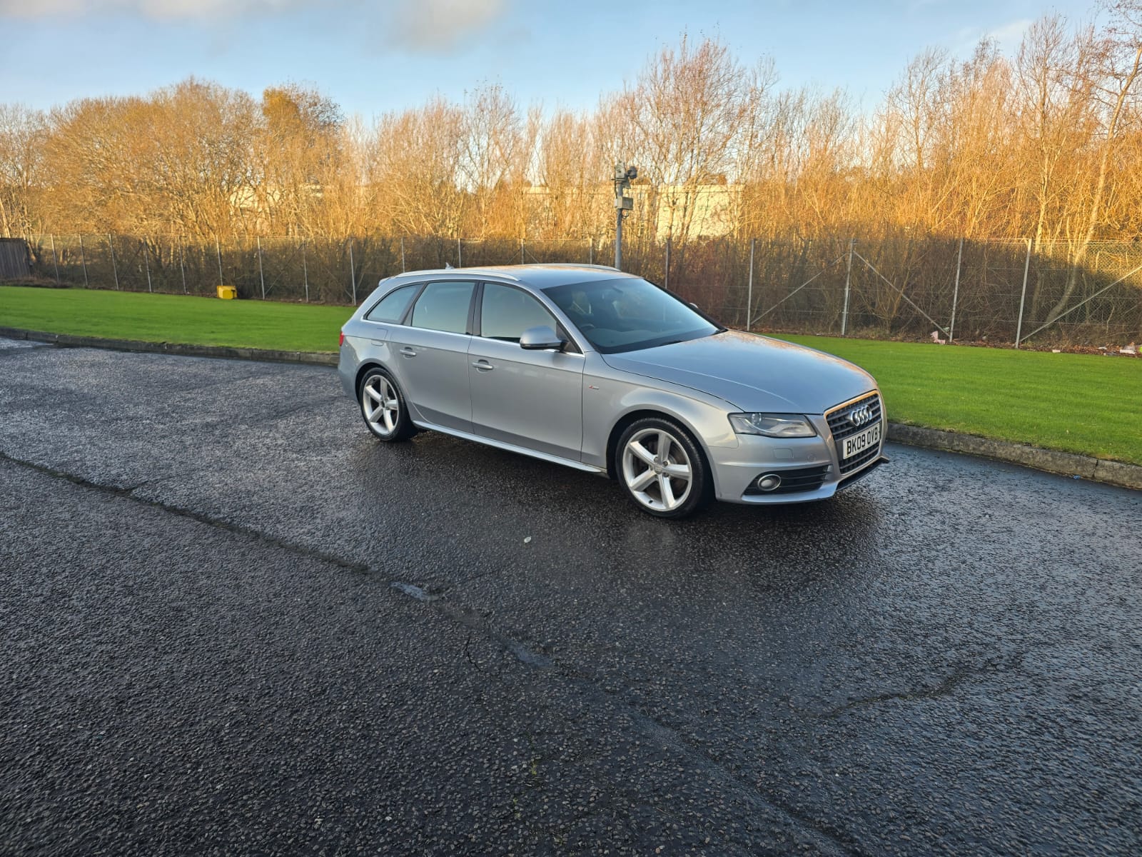 Silver estate car available to lease